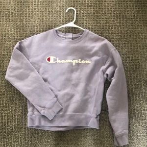 Cute purple champion sweatshirt